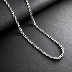 Silver Chains Agra classic cable link silver chain