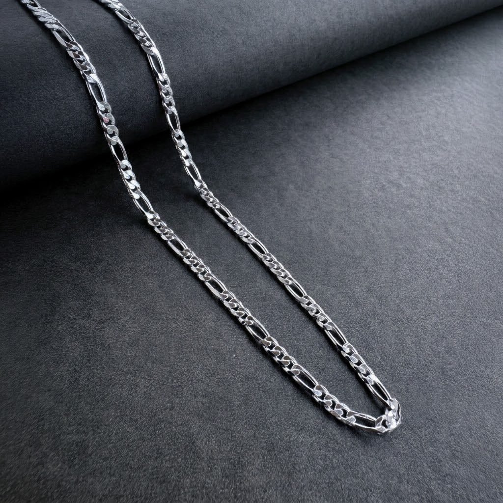 Six Cut Figaro Chain