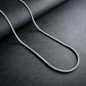925 Sterling Silver Snake Chain Smooth Flat Flexible Chain for Men & Women