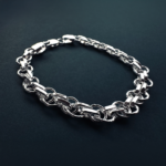 Double Link Sterling Silver Bracelet