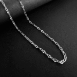 925 Sterling Silver Figaro Chain | Designer Alternating Link Chain for Men & Women